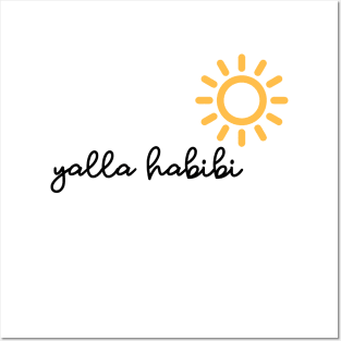yalla habibi - sun Posters and Art